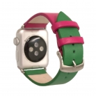 Kozeny Reminek Pure pro Apple Watch Pink Green Titulni Obrazek